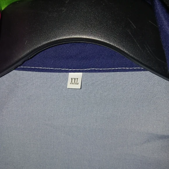 Women faces collage printed multicolor buttoned maxi dress - Picture 11 of 13